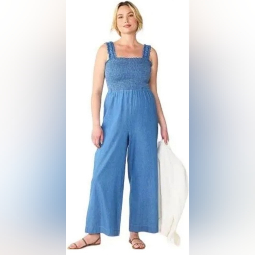Draper James Chambray Jumpsuit